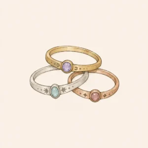 Anillos tejidos